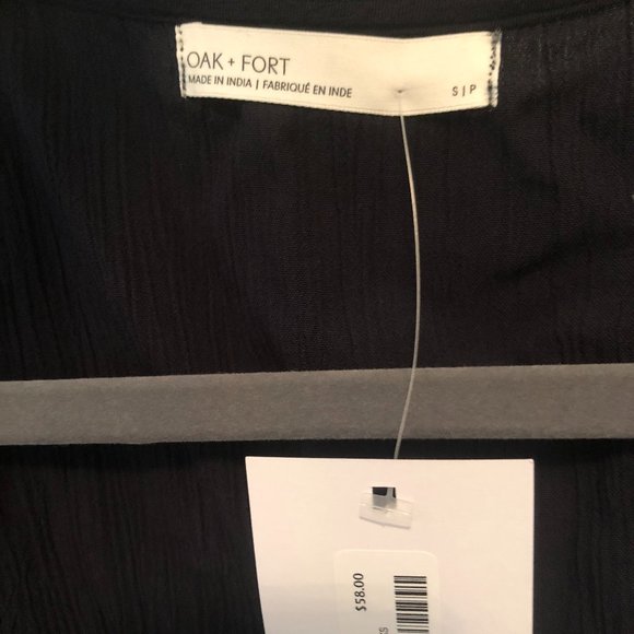 OAK + FORT Cropped Blouse - Picture 2 of 2